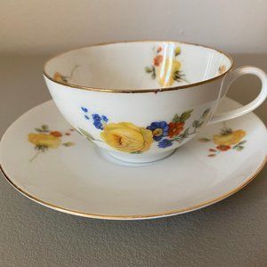 Vintage Edelstein Bavaria Tea Cup & Saucer